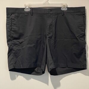 Banana Republic 7" Short Mens 42 Black Casual Chino‎ Cotton Blend
